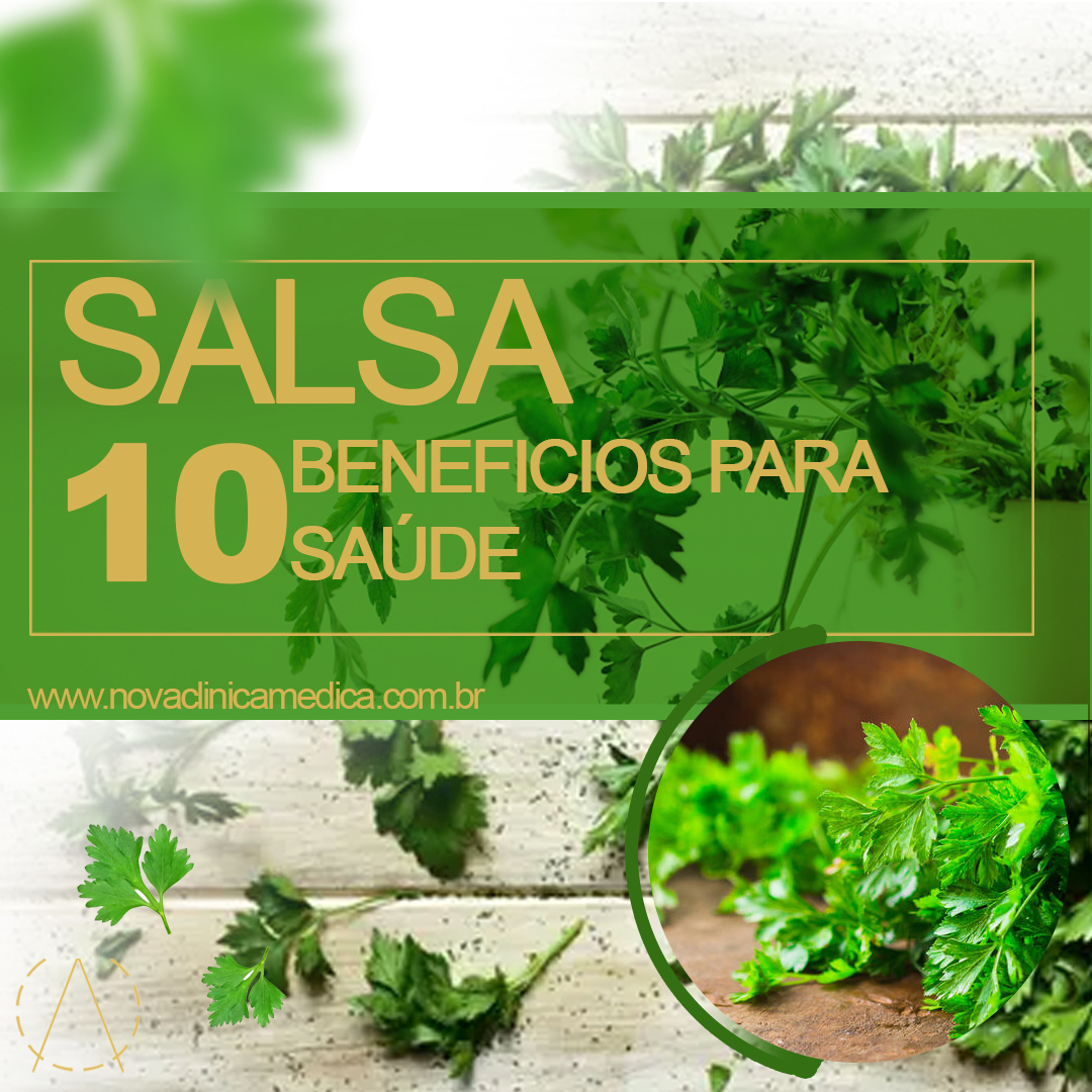 12 benefícios da salsa (salsinha) para a saúde